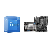 Intel Core i5-12400F Desktop Processor + MSI MAG B760 Tomahawk WiFi DDR4 Gaming Motherboard