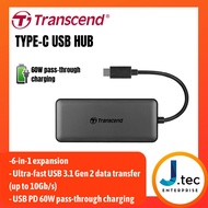 Transcend HUB5 6-in-1 USB Type-C Hub USB 3.1 Gen 2 (TS-HUB5C) / USB HUB for Macbook