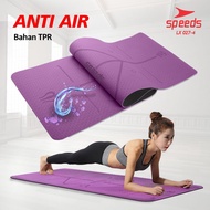 Speeds Yoga Mat TPE Original Aerobic 6mm Multipurpose Mat Waterproof 027-3