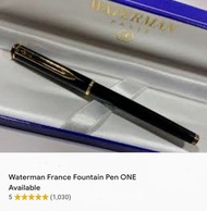 Waterman France Fountain Pen