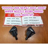 TOYOTA VIOS NCP42 2002-2006Y WIPER NOZZLE 85380-0D050  VIOS-4600 MT READY STOCK