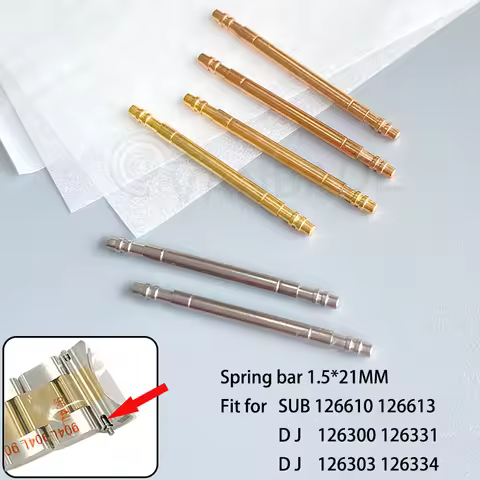 1.5X21mm Watch Spring Bars for 41mm Date-just 126334 /126300 SUB 126610 126613 Watch Bracelet, Watch