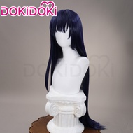 DOKIDOKI Cosplay Wig 80CM Tóc Dài Giả Doki Doki Tóc Dài Nguy Hiểm Tóc Dài Giả Cho Phụ Nữ Phụ Kiện Tó