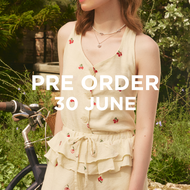 จัดส่ง 30 JUN lookbooklookbook colette top cherry pop