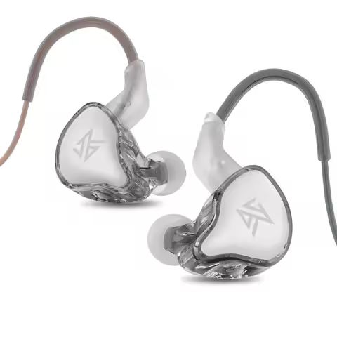 KZ EDC X Wired Earphones Dynamic Driver HiFi Headphones with U-shaped Tuning In Ear Headest Monitor 