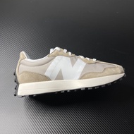 NEW BALANCE 327 BROWN GREY NB327 浅驼色  MS327LH1 NEW BALANCE SNEAKERS WOMEN MEN SHOES KASUT