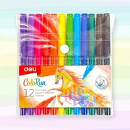 Deli EC100 03 12 Color Markers