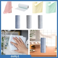 [Dolity1] Reusable Washable Rag Portable Living Room Bathroom Dish Towel Kitchen Dish Cloths Thick L