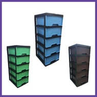 MFAS004 5 TIER PLASTIC DRAWER  PLASTIC STORAGE PLASTIC CABINET