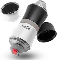 Thermos Flask 1 Litre Stainless Steel with Mug • Large Thermos Flask for 2 Drinks • Thermal Flask fo