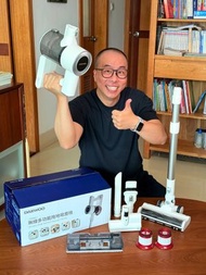 DAEWOO - BENNY推薦無線多功能拖地吸塵器 (送塵蟎頭+ 3個濾網!!)｜吸拖一體・150W強勁吸力・除蟎全能