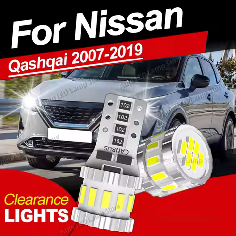 2x For Nissan Qashqai J10 J11 J12 2007-2019 2008 2009 2010 201 2024 LED Clearance Light Parking Lamp
