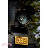 【台糖明信片】溪湖糖廠346蒸汽機車特寫