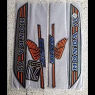 HONDA C70 DELUXE CHROME STRIPING LIST C70 STICKERS HONDA C70 STICKERS