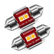2pcs Led Festoon Light 28/31/36/39/42/44mm C5W C10W Canbus Car Truck 6v 12v 24v Moto Auto Interior D