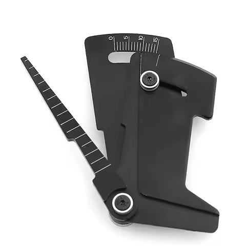Adjustable Ruler Adjusting RC Car Height & Wheel Rim Camber 15 degrees Hobby Tools CNC For RC Car 1/
