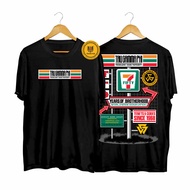 High-quality 200GSM T-shirt New Unisex Round Neck T-Shirt 711 Sign Pattern Printing size XS-3XL1009