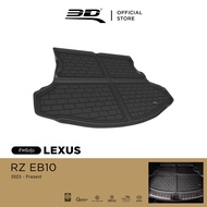 3D Mats ถาดท้ายรถยนต์ LEXUS RZ SERIES EB10 (450e) 2023 - 2025 พรมกันลื่น พรมกันนํ้า พรมรถยนต์