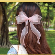 Gentle Transparent Wave Bow Hair Clip [HM2]