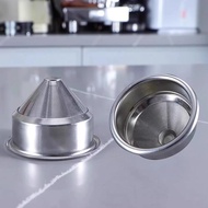 Luxiang V60 Dripper Sharing Pot Hand-Poured Coffee Filter Cup 58mm 300/600 Mesh Drip Filter Bowl Cof