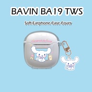 【Fast Shipment】 For BAVIN BA19 TWS Case Anime cartoon Pattern Soft Silicone Earphone Case Casing Cov