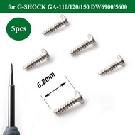 5 PCS Stainless Steel Watch Back Cover Screws Replacement for G-SHOCK GA-110/120/150 DW6900/5600 Watch Case Back Screws