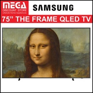 SAMSUNG QA75LS03BAKXXS 75" ART MODE 4K QLED SMART TV + FREE WALL MOUNT &amp; BROWN BEZEL + 32" FRAME TV