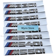 ♣♣For BMW grey logo M330i M340i M520i M530i M650i emblem M performance rear trunk sticker New letter
