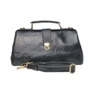 Bernie Leather Maharani Black Women's Leather Bag