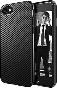 AVANA Protective Case for iPhone SE 2022 Case, iPhone 7/8/SE 2020 Case Black Slim Bumper Silicone TP