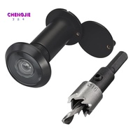 220-Degree Solid Peep Holes for Door with 16mm Drill Bit,0.63in Door Peephole for Door Thick From 1-