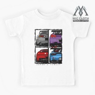 Japans Finest Kids T-Shirt | Supra Supra Supra | R34 | NSX | FD3S RX7 - Unisex #565