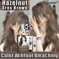 Monsoon+ hair dye Hazelnut gray-brown hair colour dye rambut hair dye colour natural hair dye natura