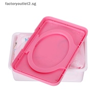 factoryoutlet2.sg Wet Tissue Storage Box Plastic Case Home Office Wipes Holder with Buckle Lid Hot