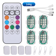 Xe gắn máy xe điện đèn chớp Led máy bay ánh sáng đèn hậu xe đạp bay không người lái sạc đèn tín hiệu