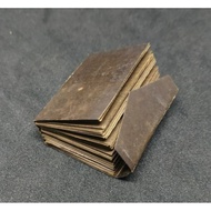 Kitab Stambul Langka Alquran Mini Coklat Antik Kuno Lawas