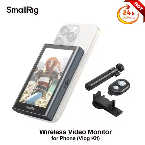 SmallRig Wireless Video Monitor for Phone Rear Camera Selfie Vlog Live Stream Monitor for iPhone And
