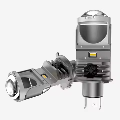 F40B H4 LED Lens Mini H4 Lenses for Headlight Bi-LED Projector Lens Head Lamp Ice Bulb High Low Beam