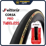 VITTORIA CORSA PRO 700 X 28C, PARA/FOLD TLR ROAD BIKE TYRES