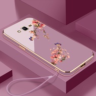 Case Samsung Galaxy J2 Prime J2 Ace Grand Plus J7 Pro 2017 ON7 M51 Note 10 Plus 410 20 Ultra Luxury Electroplating Casing Cover Soft Silicone Phone Case Shockproof Flower And Butterfly
