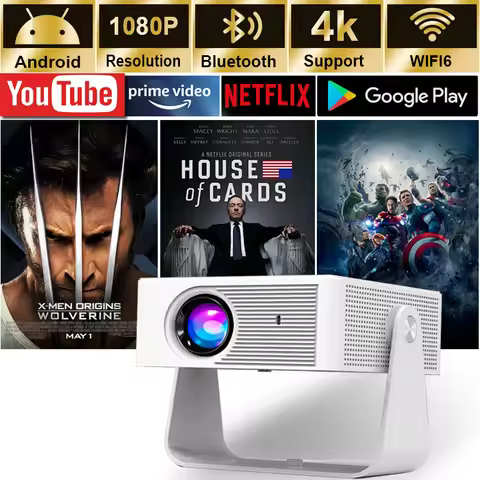 2025 X3 Projector Portable Projector Wifi Smart 1280 720P Full HD Office Home Theater Video Mini Pro
