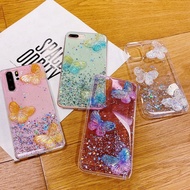 Huawei Case P30 Lite Glitter Clear Phone Cases Huawei P20 Lite P30Lite Butterflies Soft Cover Huawei P20 Plus P30 Plus P40 Pro Plus Phone Covers Huawei P30 Pro P20 Pro Long Sling Huawei P20Lite P30Lite P20Plus P30Plus P40ProPlus P20Pro P30Pro TPU Cases