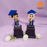 Acrylic Graduation Trophy Custom Acrylic Graduation Trophy