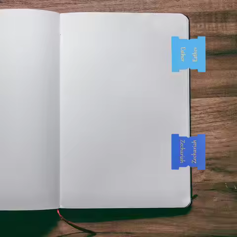 6 Sheets Planner Month Tabs Adhesive Page Markers Book Annotation Tabs Reading Study Notes Organizer