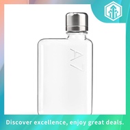 A7 Memobottle Flat Water Bottle 6oz 180ml | Slim Compact Leakproof Design | BPA-Free Minimalist Bott