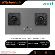 Vatti 78CM Flexi Gas Hob C822G 2 Burner High Power 5.5kw Double Burner C822G Dapur gas