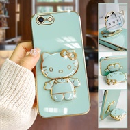 LOKAL Best Selling OPPO F11 F9 F7 F5 F1S Pro Youth For Local Stock Brackets Phone Case Layered Mobile Phone Case Protects Softcase e Cassing Holle Kitty Casing Hp 22