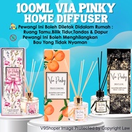 Original Via Pinky Home Diffuser Air Freshener Pewangi Rumah Bilik Dapur Tandas Aromatherapy Oil Fra