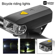 [GW]PC Shell Bike Front Light Super Bright Light Induction Bike Flashlight With Push Switch for Bike
