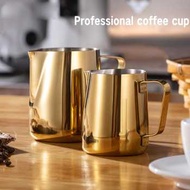 Mp Cafetera Stainless Steel Espresso Latte Art Milk Jug Glass - Aa0052 - Golden Deal